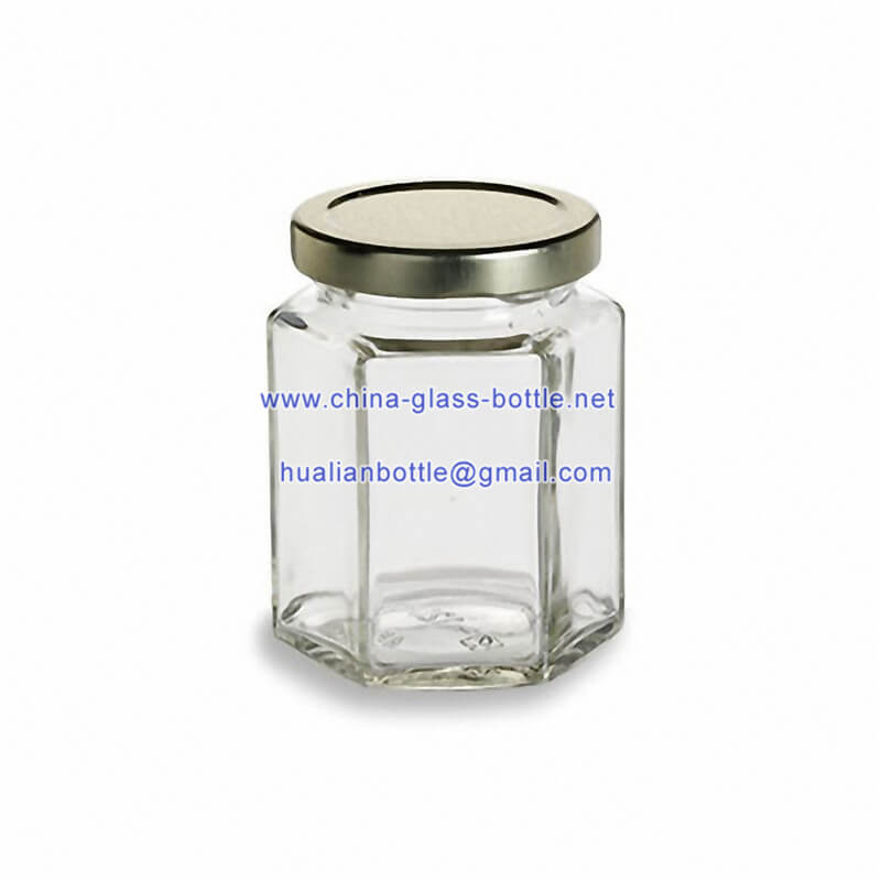 Customized Shape 106ml 212ml 314ml Honey Juice Glass Storage Jar with Deep  Metal Lid - China Glass Jar, Round Glass Jar