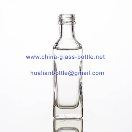 100ml square clear olive oil glass bottle 100ml
