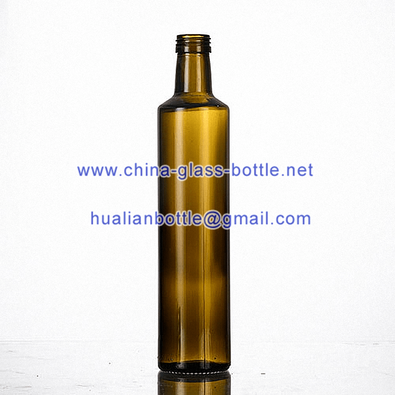 500ml round antique green olive oil spray bottle