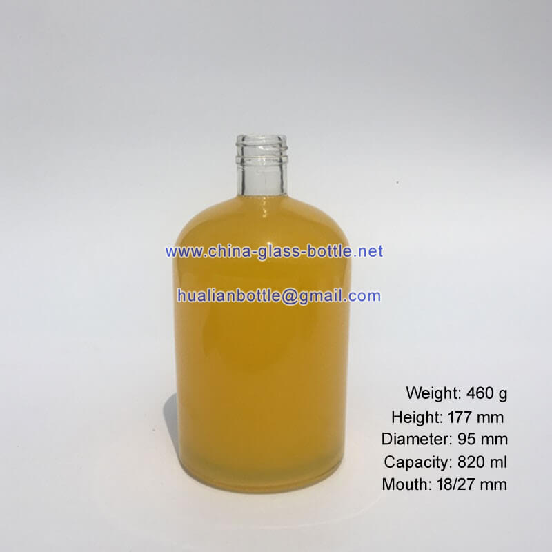 Vodka glass bottle