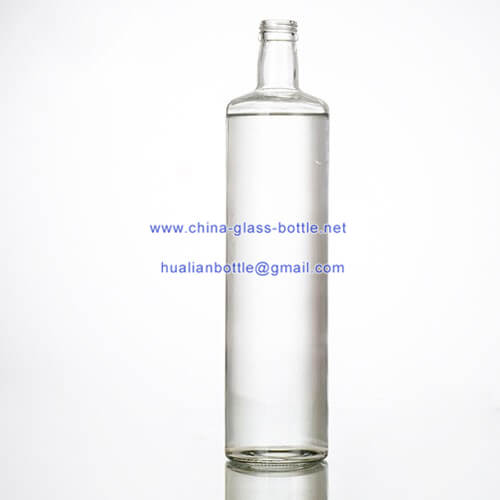 1000ml round clear olive oil vinegar bottle