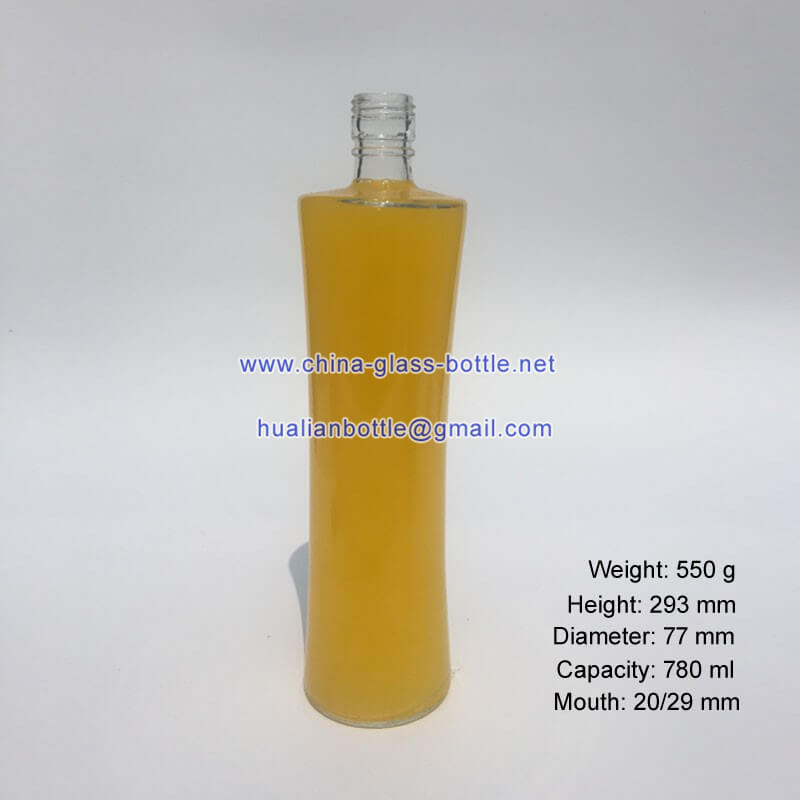 750ml whisky bottle