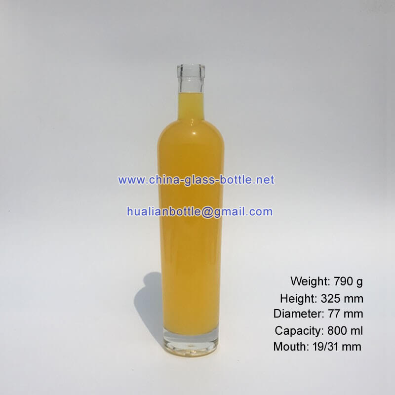 glass liquor bottle