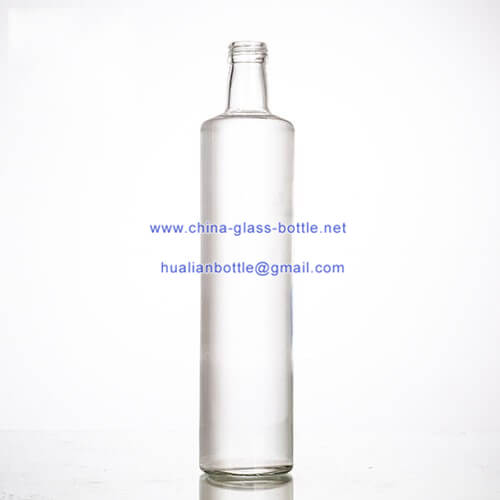 750ml round clear olive oil bottle spouts