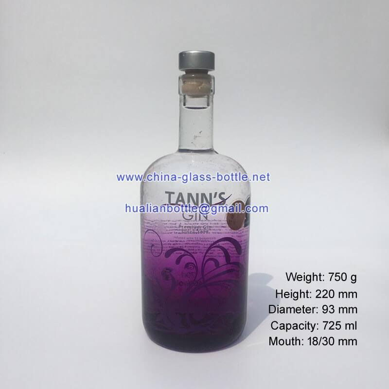 725ml liquor bottle