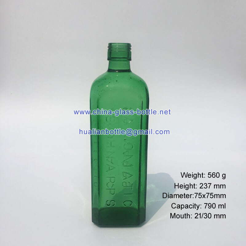 790ml liquor bottle