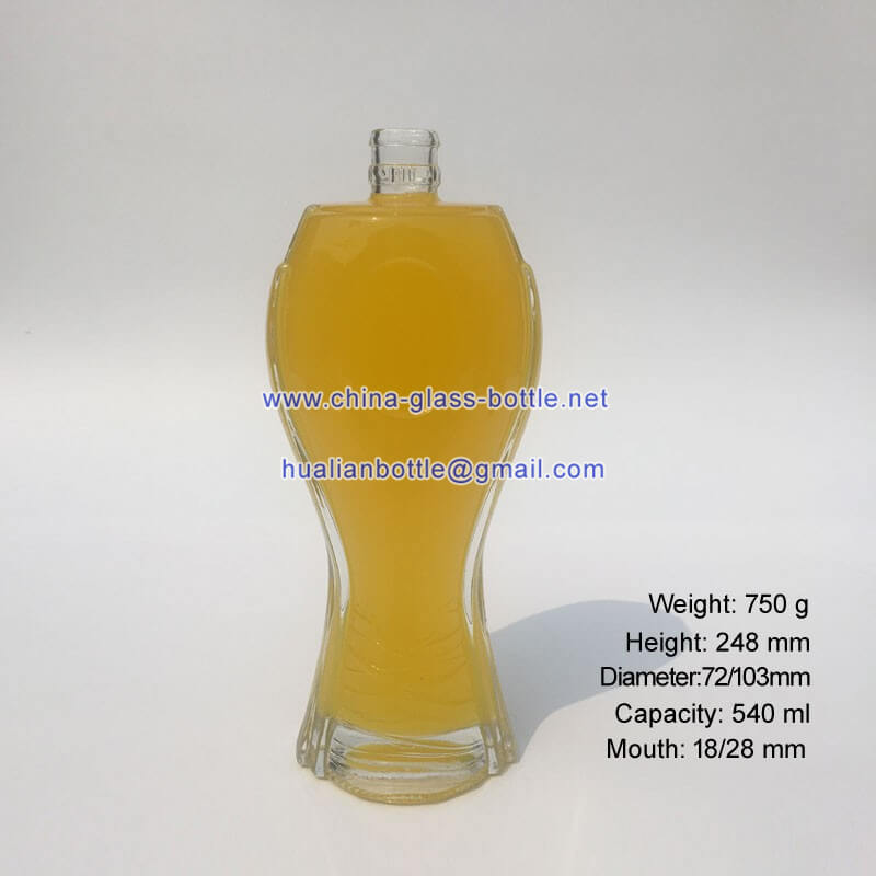 540ml liquor bottle