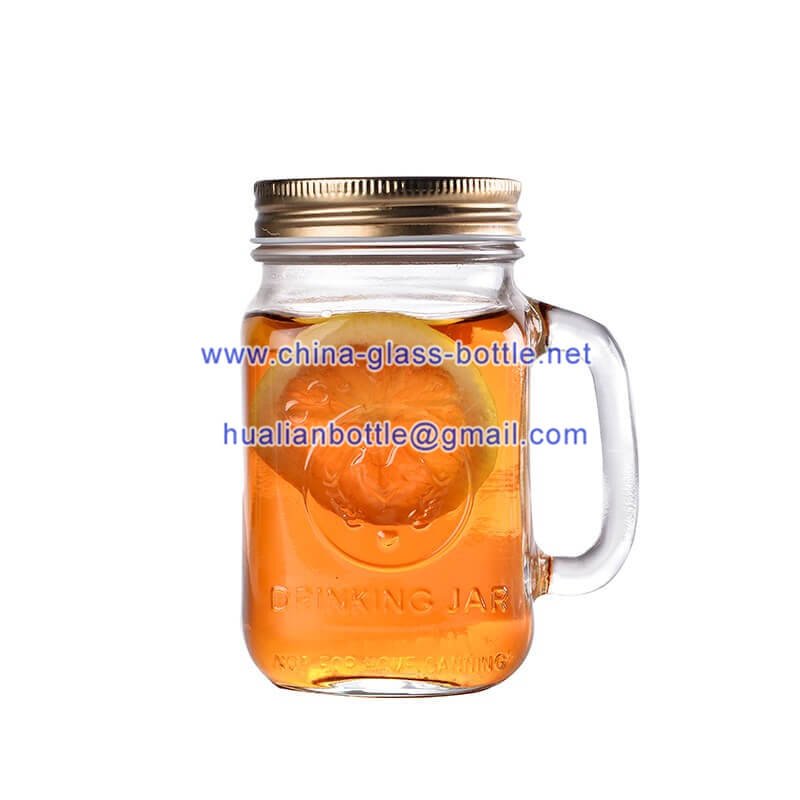 glass drinking jar