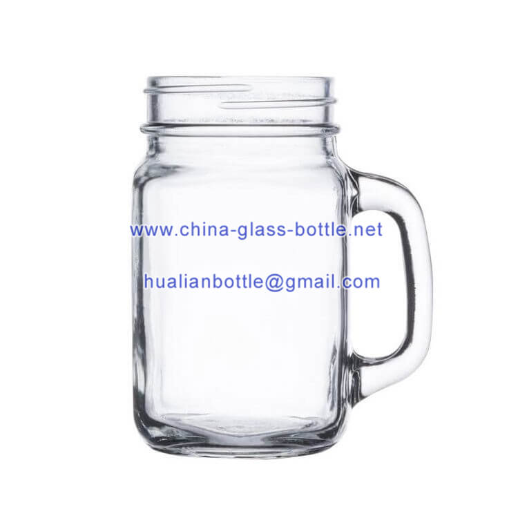 glass mason jar with lid