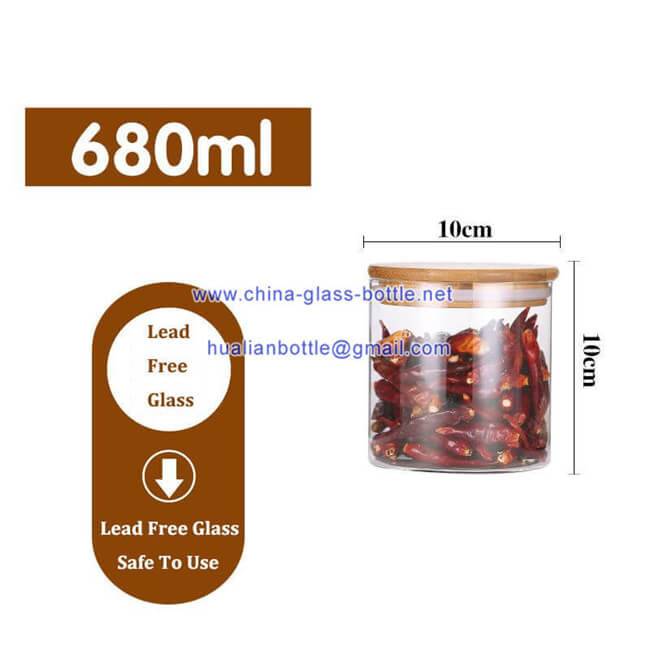 680ml storage jars
