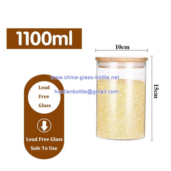 1100ml storage jars