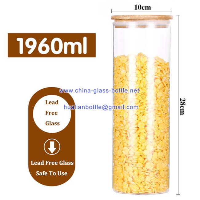 1960ml storage jars