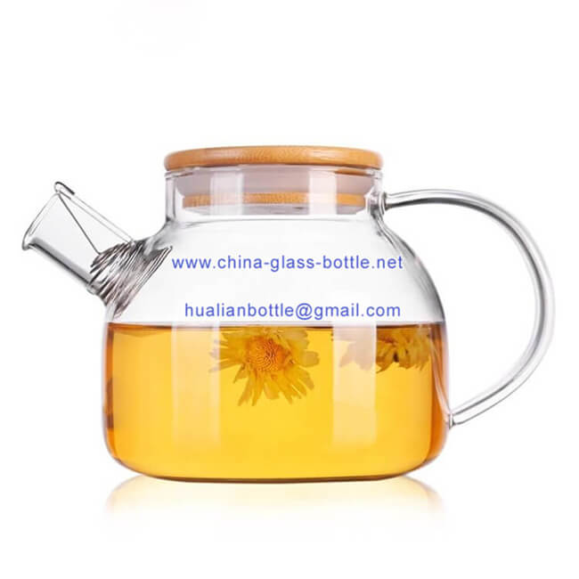 35oz Borosilicate glass Teapot 
