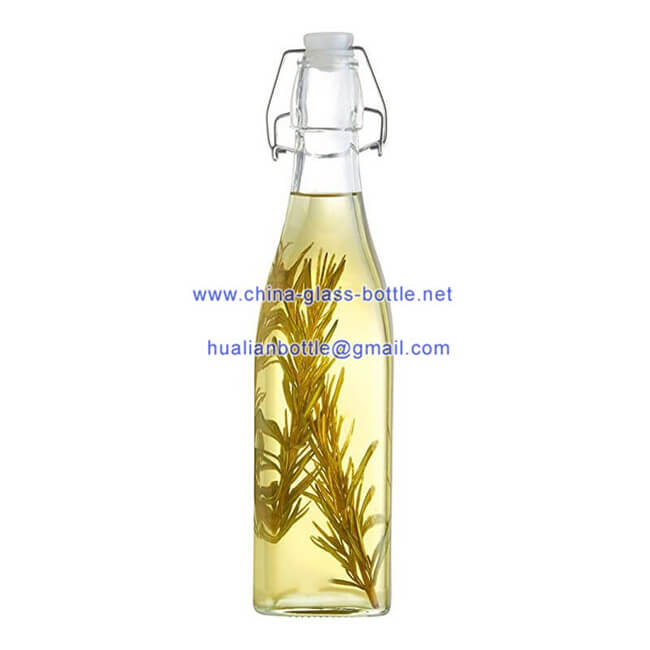 500ml round swing top bottles