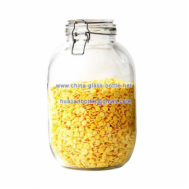 3800ml round storage jar