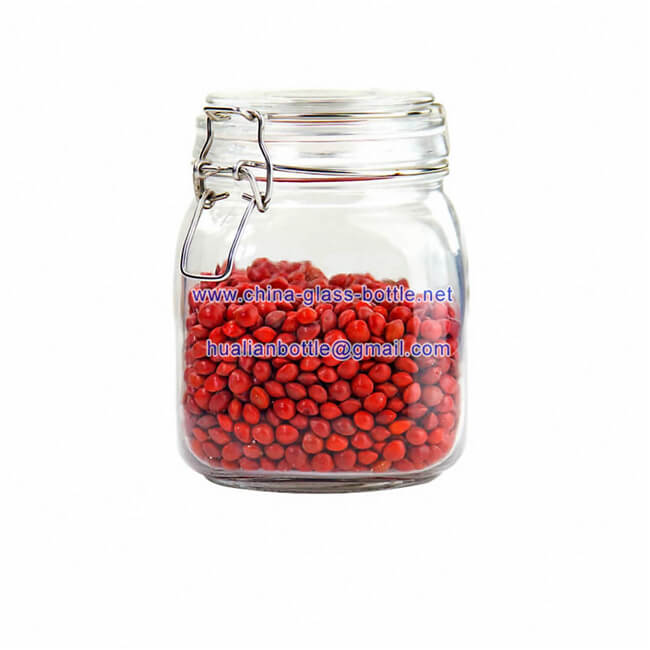1000ml aquare storage jar