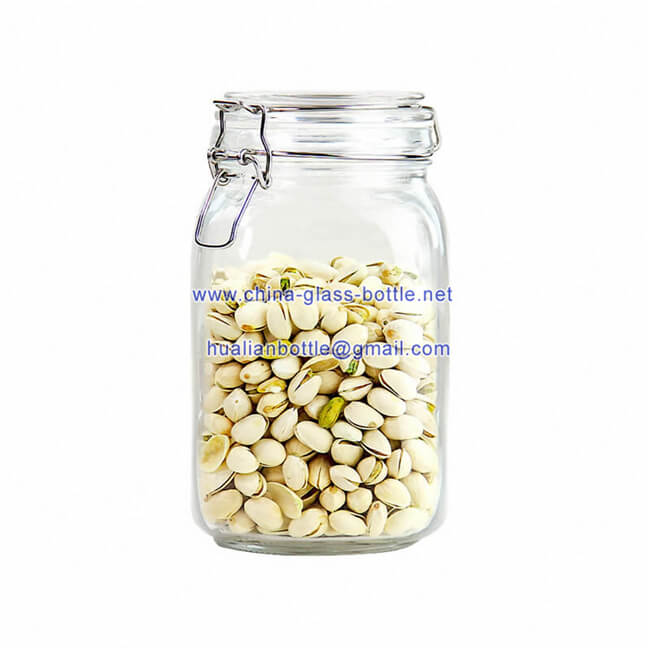 1500ml square storage jar