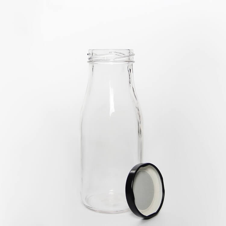 200ml glass milk bottle