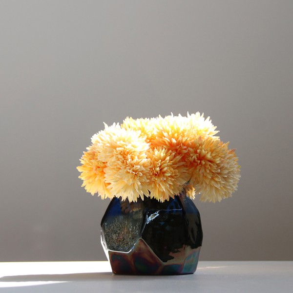 Symphony and colorful meteorite glass vase-602