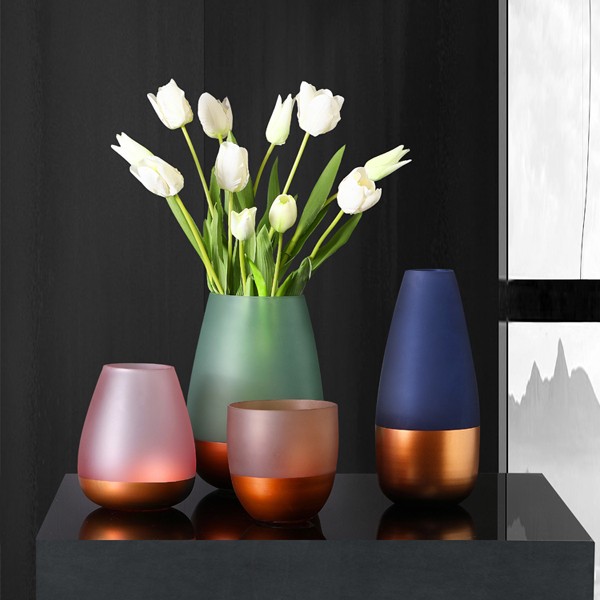 Stained glass vase