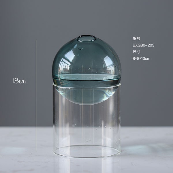 Mini Aroma Diffuser Bottle Glass Flower